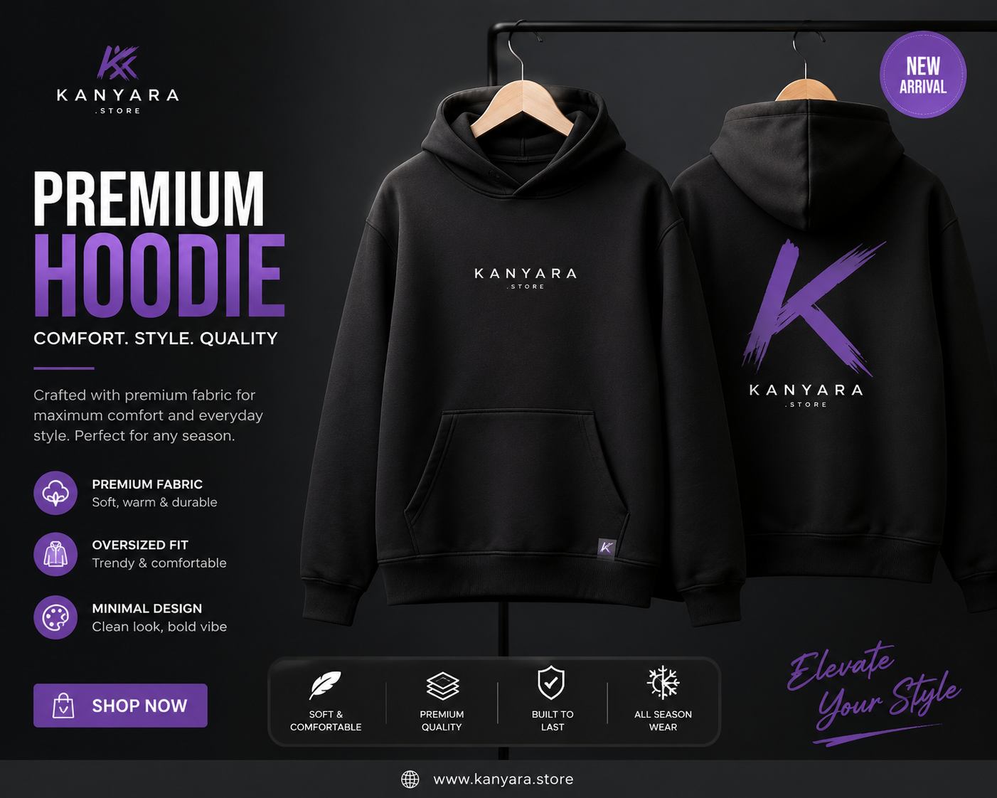 KANYARA premium hoodie